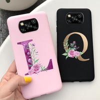 Dla Xiaomi Poco X3 NFC przypadku miękkiego silikonu TPU śliczne list tylna pokrywa dla Xiaomi Poco X3 Pro zderzak PoxoX3 NFC przypadki telefonów 6.67'' 2